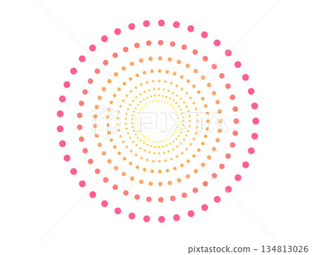 Colorful fireworks yellow pink 134813026