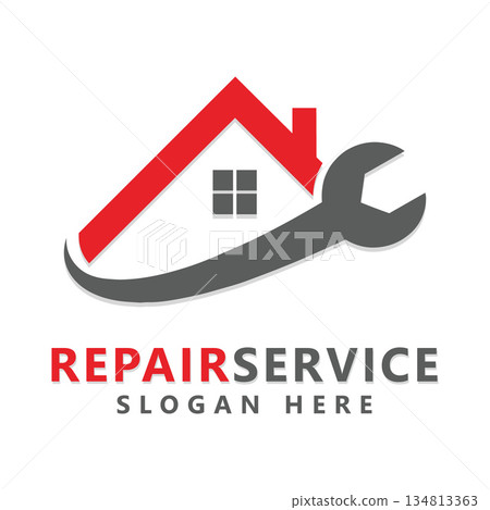 Repair Service Home Logo Vector Design Repair Service Home Logo Vector Design 134813363