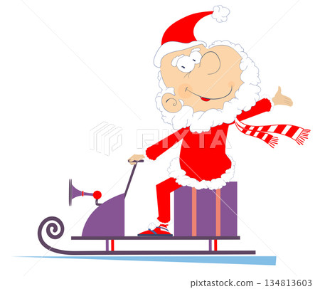 santa claus, christmas, vector 134813603