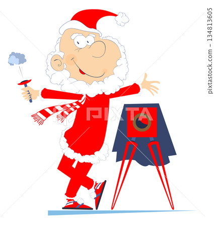 santa claus, christmas, photographer 134813605