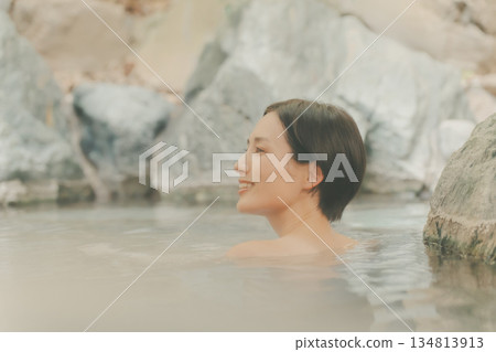 open-air bath, female, females 134813913