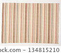 Orange striped placemat 134815210