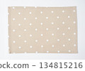 Beige and dot placemat 134815216