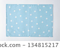 Light blue dot placemat 134815217