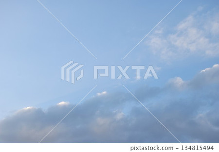 sunlight spreading through cloud on twilight sunset sky in evening sunlight spreading through cloud on twilight sunset sky in evening 134815494