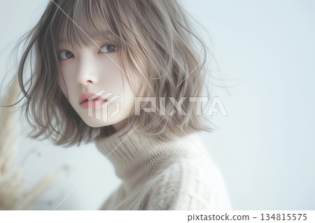 中長款女士髮型 中長款女士髮型 134815575