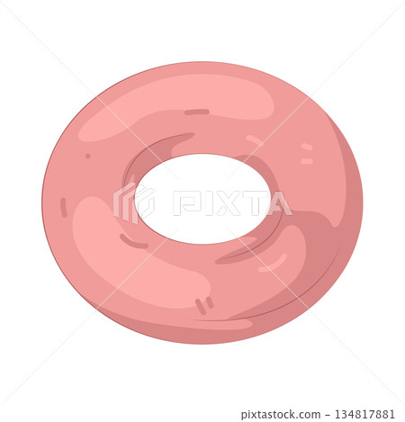 Illustration of swim ring 134817881