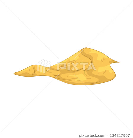 Illustration of sand Illustration of sand 134817907
