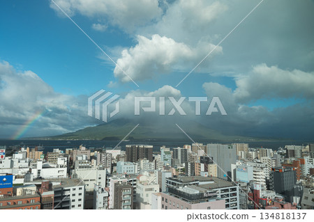 櫻島與彩虹 134818137