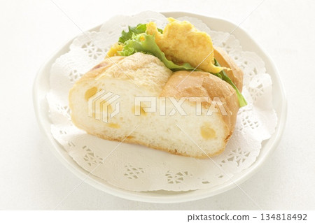 Egg and lettuce sandwich Egg and lettuce sandwich 134818492