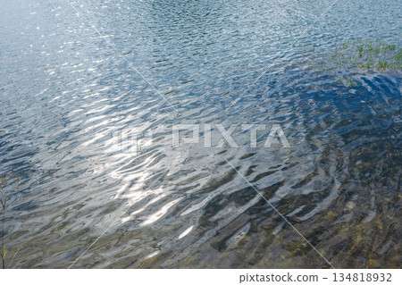 Autumn lake surface sparkling 03 Autumn lake surface sparkling 03 134818932