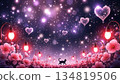 A fantastic Valentine's Day world 134819506