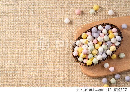 湯圓 冬至 生的 多彩 五彩 Raw Colorful tangyuan タンユエン もち団子 134819757