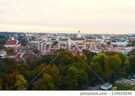 View of Vilnius from the ruins of Gediminas Castle, Lithuania 4 View of Vilnius from the ruins of Gediminas Castle, Lithuania 4 134820046