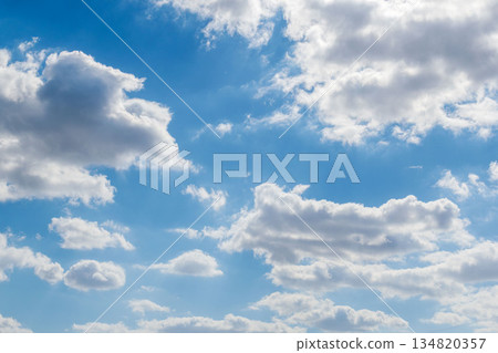 Autumn sky: Daytime blue sky and clouds 41 Autumn sky: Daytime blue sky and clouds 41 134820357