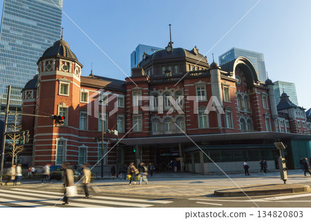 In front of Tokyo Station (Marunouchi North Exit) 134820803