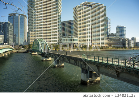 Toyosu's Harumi Bridge (formerly the Harumi Railway Bridge) will become a promenade in December 2025 Toyosu's Harumi Bridge (formerly the Harumi Railway Bridge) will become a promenade in December 2025 134821122