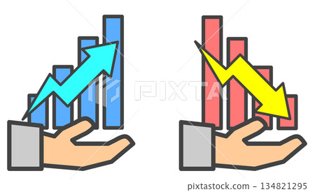 透過股票投資和交易實現資產成長和增加的圖示 透過股票投資和交易實現資產成長和增加的圖示 134821295