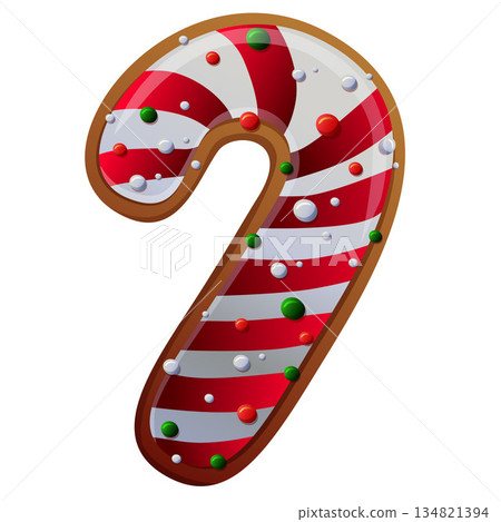 christmas candy cane cookie holiday with sprinkle 134821394
