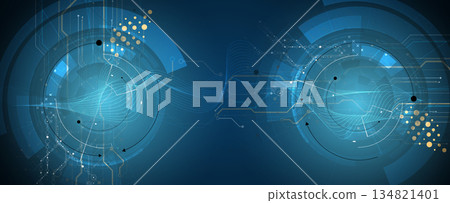 Abstract matrix simulation technology and science background Abstract matrix simulation technology and science background 134821401
