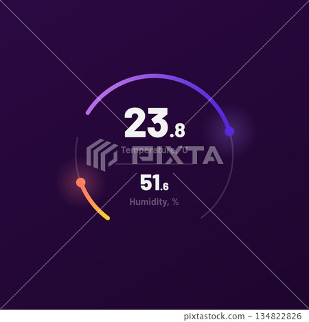 Control knob used for regulating. UI and UX Kit. 134822826