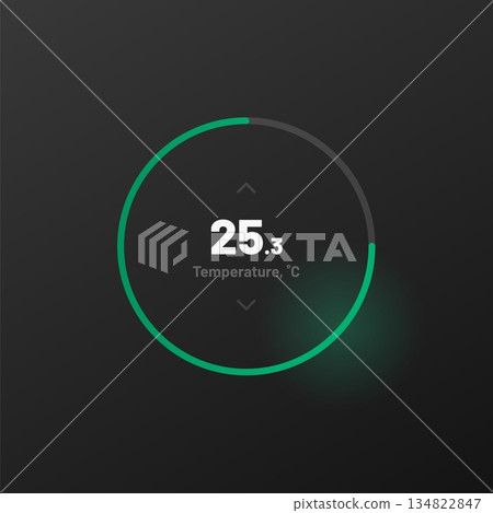 Control knob used for regulating. UI and UX Kit. Control knob used for regulating. UI and UX Kit. 134822847