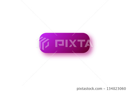 Purple rounded button material 134823060