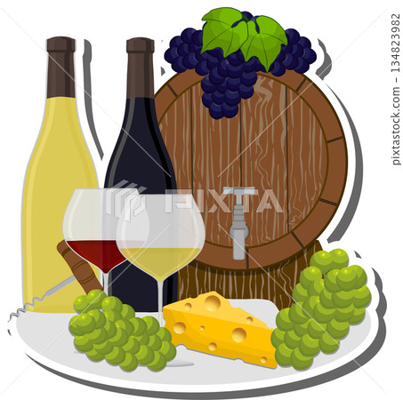 Various sweet tasty natural wine Various sweet tasty natural wine 134823982