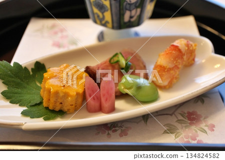 日本料理—各式開胃菜 134824582