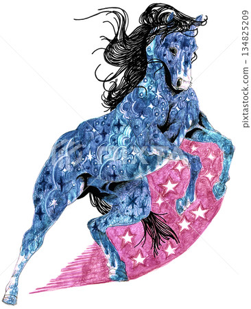 Bouncing horse 134825209