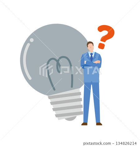 A man who can't think of an idea 134826214