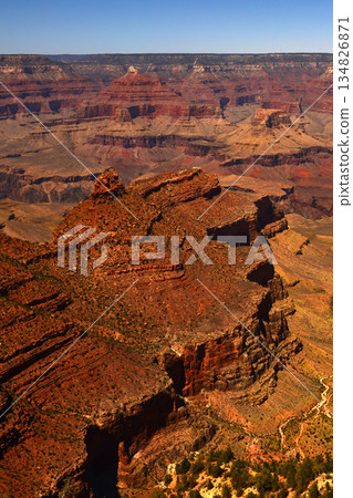 Hazy Sky Day At The Grand Canyon Arizona Hazy Sky Day At The Grand Canyon Arizona 134826871