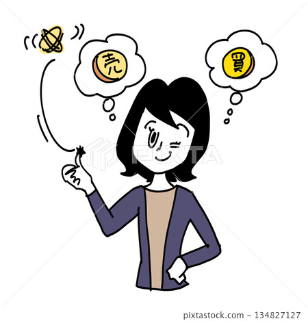 讓我們用硬幣來占卜,看看是買還是賣。 讓我們用硬幣來占卜,看看是買還是賣。 134827127