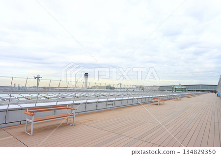 愛知縣常滑市中部國際機場的風景 愛知縣常滑市中部國際機場的風景 134829350