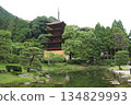 Scenery with a pond 134829993