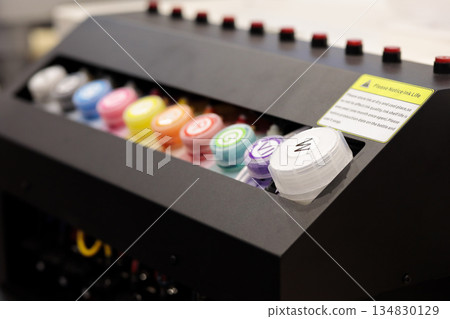 ink bottles in continuous ink supply system ink bottles in continuous ink supply system 134830129