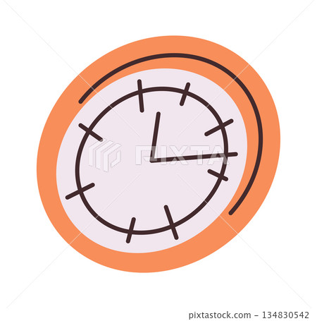 Room wall clock vintage design Room wall clock vintage design 134830542