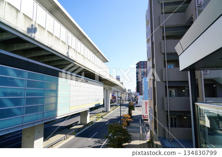 Road at Yazaike Station, Adachi Ward 134830799