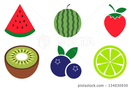 A Collection of Fresh Fruits A vibrant array of diverse, fresh fruits. The image is a visual feast, embodying health and natural goodnes 134830930