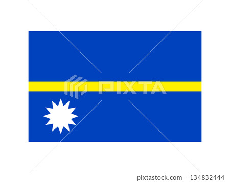 Nauru flag illustration material 4 Nauru flag illustration material 4 134832444