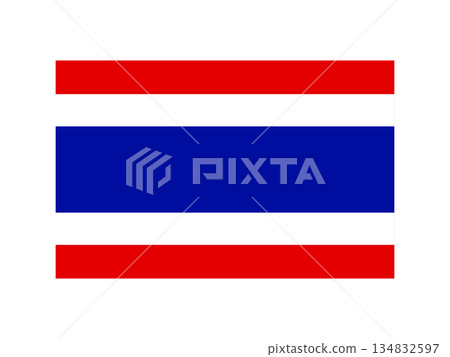 Thai flag illustration material 2 134832597