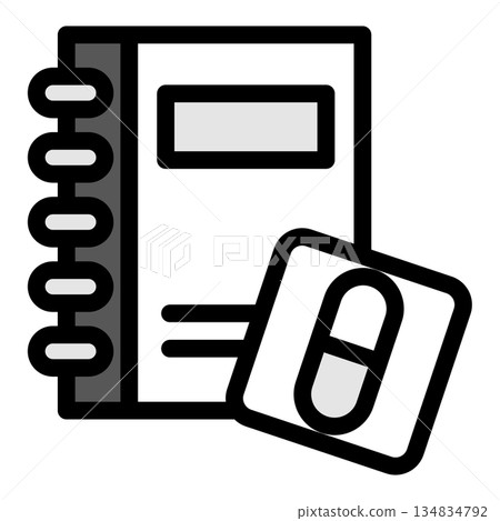 Illustration icon material: Medical file 246 Illustration icon material: Medical file 246 134834792