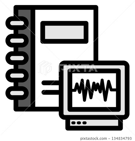 插圖圖示素材:醫療文件247 插圖圖示素材:醫療文件247 134834793