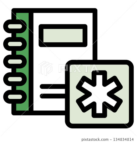 插圖圖示素材：醫療文件268 134834814