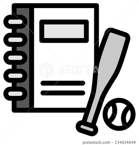 插圖圖示素材集：棒球運動文件 295 134834849