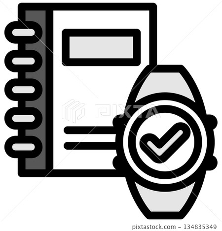Illustration icon material: Smartwatch sports file 330 Illustration icon material: Smartwatch sports file 330 134835349