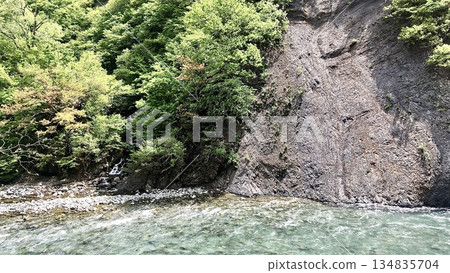 Kiyotsukyo Gorge in summer in Tokamachi City, Niigata Prefecture Kiyotsukyo Gorge in summer in Tokamachi City, Niigata Prefecture 134835704