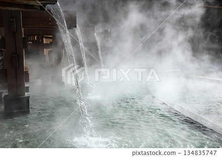 Onsenmon Square in Kusatsu Onsen Onsenmon Square in Kusatsu Onsen 134835747