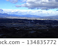 Looking north from Mt. Ushiga in Takasaki City 134835772