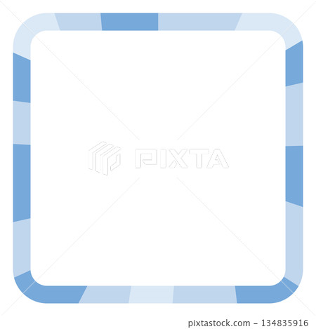Refreshing blue striped border, message card background, rounded square frame, simple frame Refreshing blue striped border, message card background, rounded square frame, simple frame 134835916